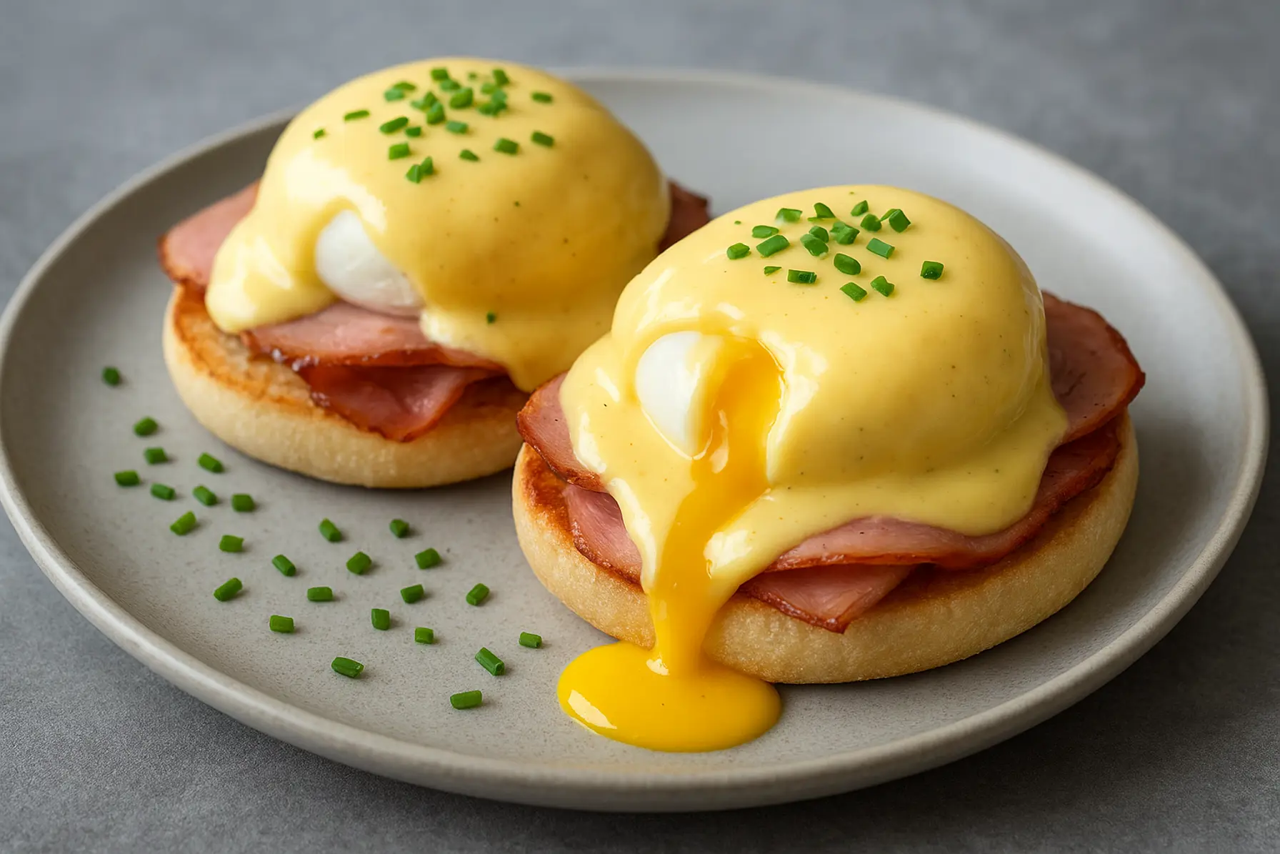 Benedict med sous-videæg og hollandaise