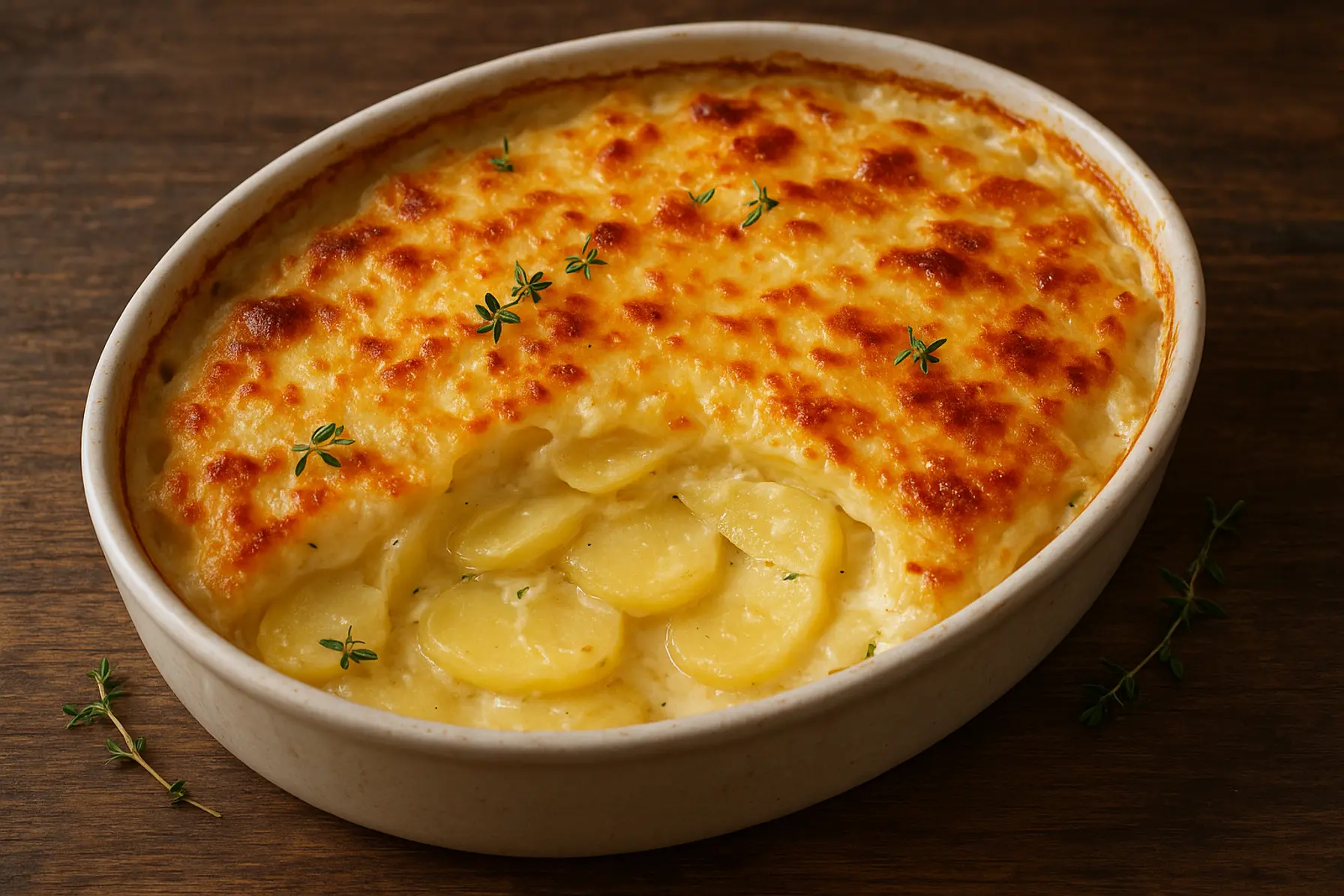 Fløjlsbløde kartofler à la dauphinois
