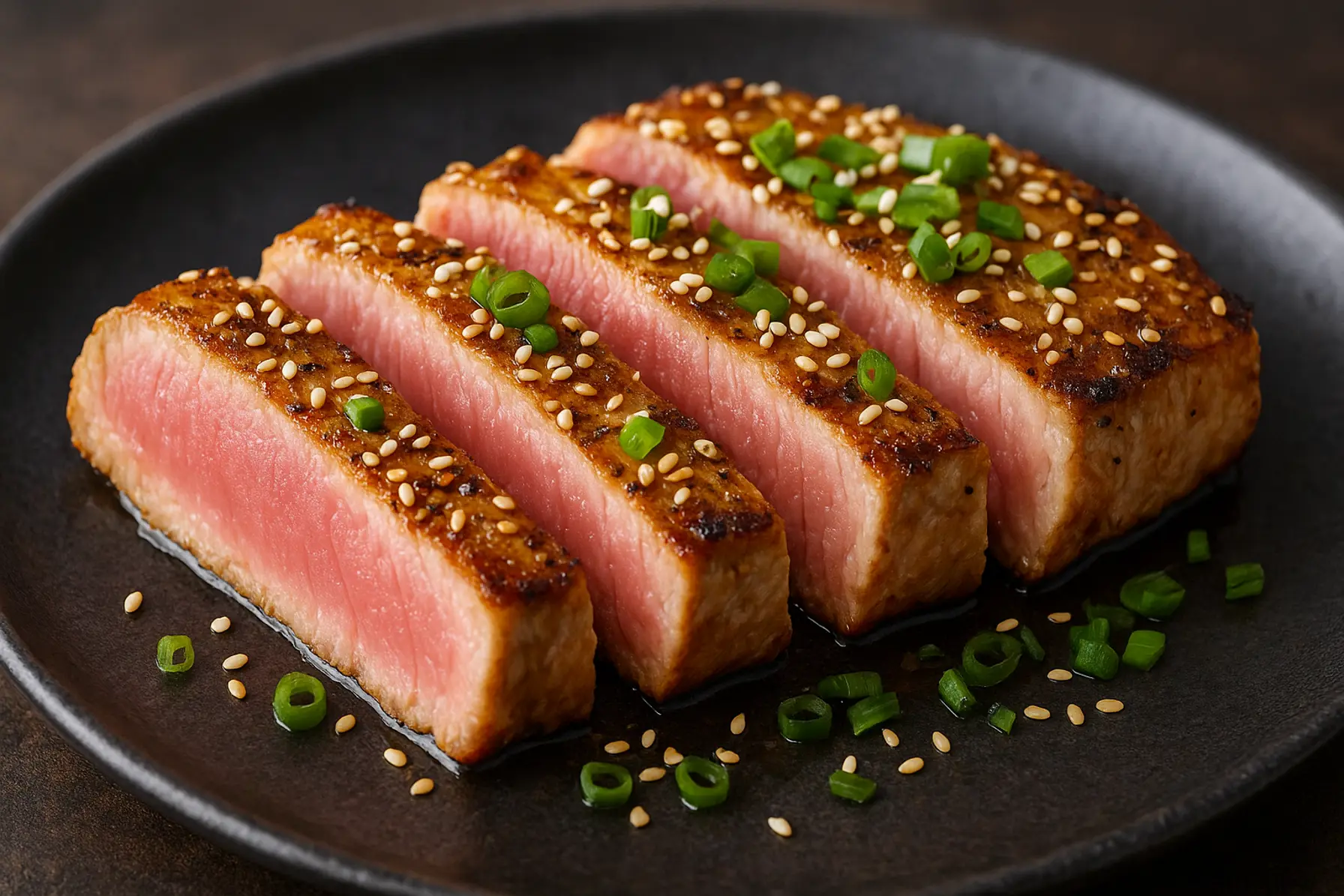 Hurtig tunbøf med miso og sesam