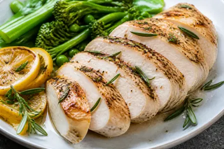 Kyllingebryst med citron og rosmarin