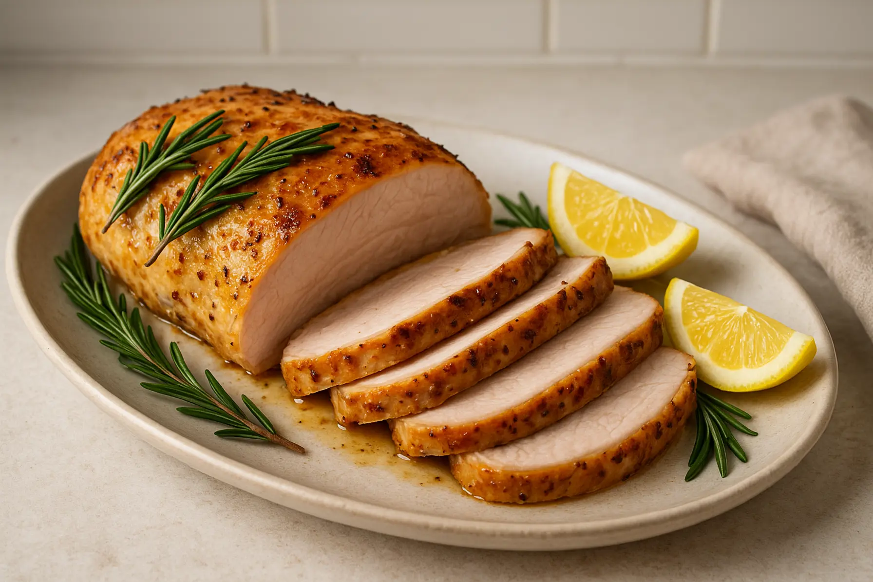 Nem kalkunbryst med sennep og rosmarin